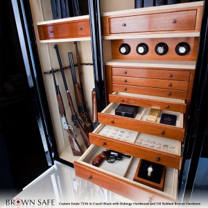 Black-Bubinga-Gun-Safe-Interior